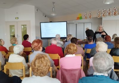 Sensibilisation par votre agence locale UFC Sambre Avesnois :  »JE MANGE EQUILIBRE » et  »JE M’ORGANISE POUR NE PAS GASPILLER »