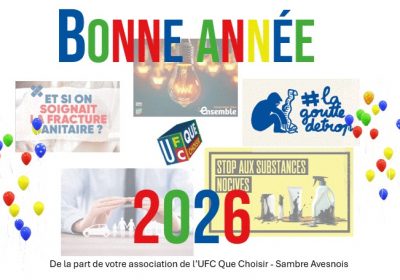 Meilleurs Voeux pour 2026 par votre agence locale de l&rsquo;UFC Que Choisir